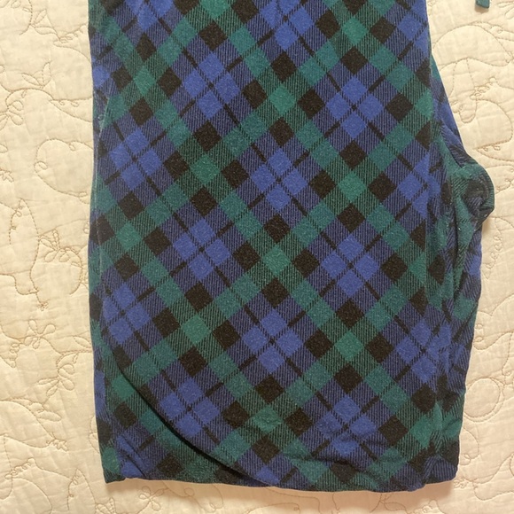 Little Sleepies Emerald Plaid Jogger PJ Pants - Picture 4 of 4